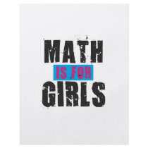 Math is for girls flyer