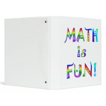 Math is Fun 3 Ring Binders
