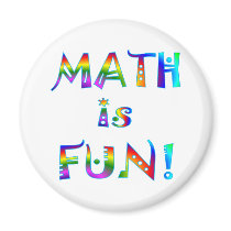 Math is Fun Fridge Magnets