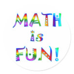Math is Fun stickers