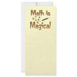 Math is Magical Rack Card Template