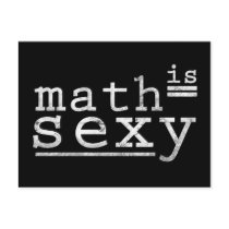 Math Is Sexy Postcard