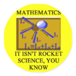 math isn't rocket science stickers