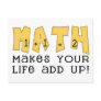 Math Makes Your Life Add Up Postcards