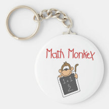 Math Monkey Key Chains