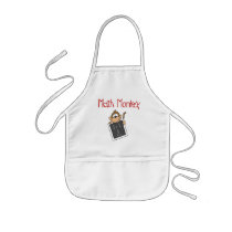 Math Monkey Tshirts and Gifts Apron
