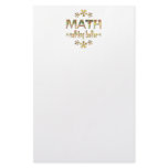 MATH Nothing Better stationery