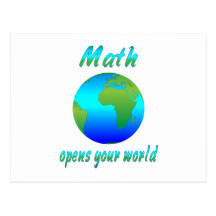 Math Opens Worlds Post Cards