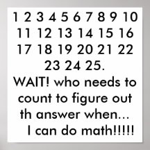 math poster