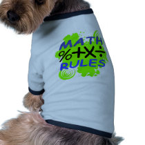 Math Rules Doggie Tshirt