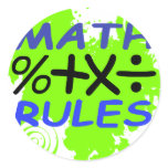 Math Rules stickers