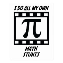 Math Stunts Postcard