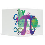 math symbols notebook 3 ring binder