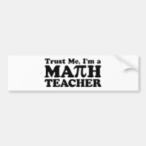 Math Teacher bumper stickers