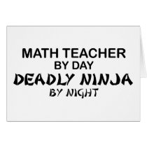 Math Teacher Deadly Ninja by Night