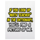 Math Teacher In Dictionary...My Picture letterhead