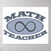 Math Teacher Infinity Posters