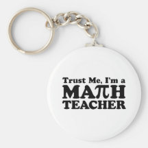 Math Teacher Key Chain