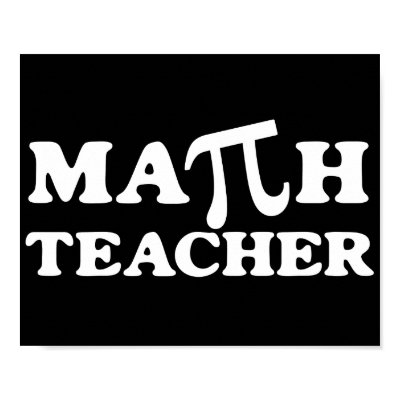 Math Teacher PI Poster by teachertees