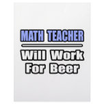 Math Teacher...Will Work For Beer letterhead