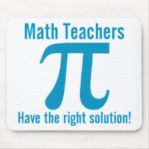 Math Teachers Have the Right Solution Mouse Pad