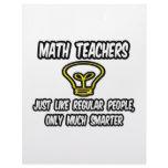 Math Teachers...Like Regular People, Only Smarter letterhead