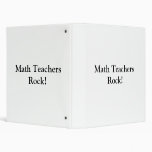 Math Teachers Rock! Binders