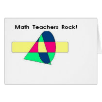 Math Teachers Rock! cards