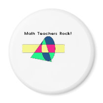 Math Teachers Rock! magnets