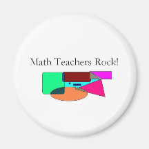 math teachers rock! fridge magnets