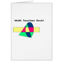 Math Teachers Rock! cards
