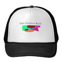 math teachers rock! hats