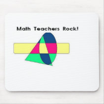 Math Teachers Rock! mousepads