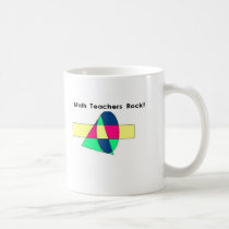 Math Teachers Rock! mugs