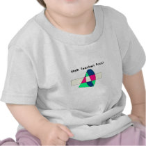 Math Teachers Rock! t-shirts