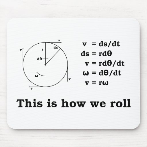 Math! This is how we roll Mouse Pads