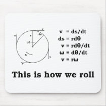 Math! This is how we roll Mouse Pads