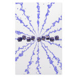 Math Tutor toy blocks in blue stationery