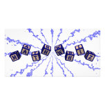 Math Whiz toy blocks in blue photo cards