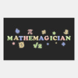 Mathemagician Rectangular Stickers