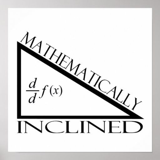 Mathematically Inclined Print