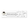 Mathematician machine bumper sticker