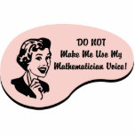 Mathematician Voice photo sculptures