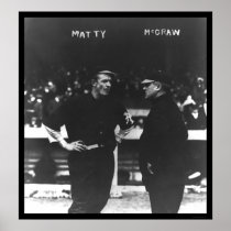 Mathewson McGraw Giants Baseball 1913 Posters