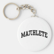 Mathlete Key Chain