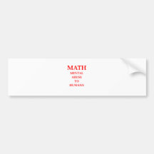 MATHS ADHÉSIFS POUR VOITURE