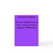 Math's Birthday Card