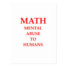 MATHS CARTE POSTALE