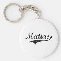 Matias Classic Style Name Keychains