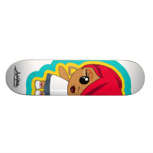 MATILDA RED HEAD CUSTOM SKATE BOARD